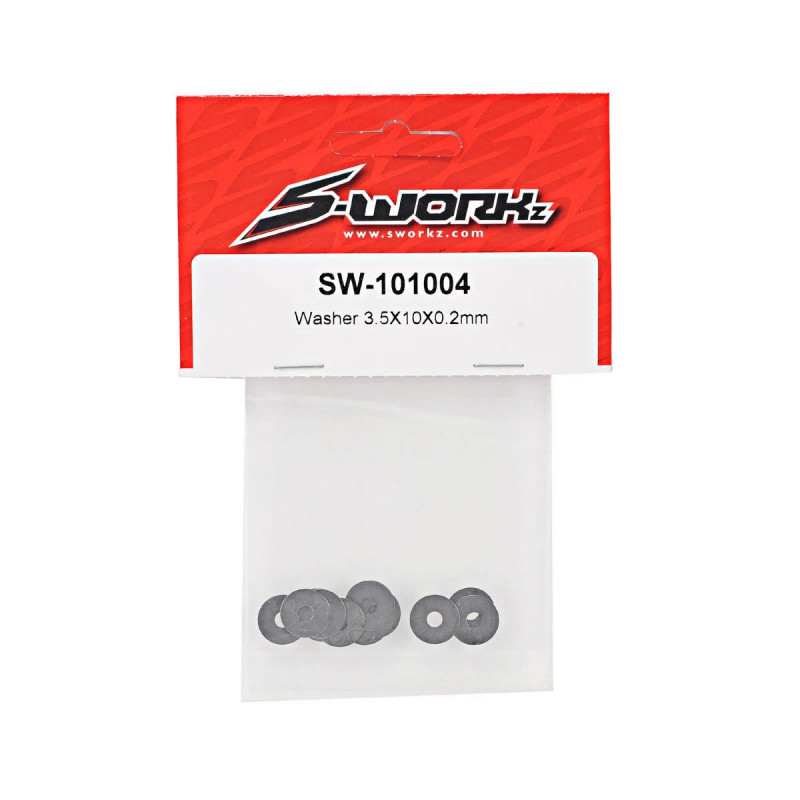 SWORKz ARANDELAS DE SATELITES S35-4 3.5x10x0.2mm 12 UND
