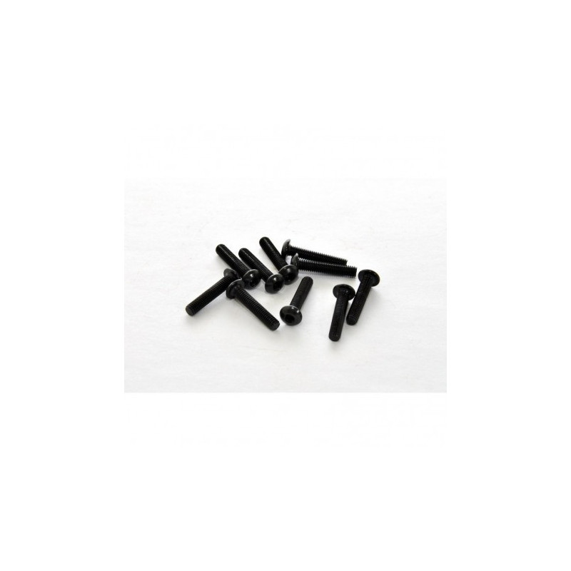 Tornillos allen cabeza redonda 3x15 mm (10)
