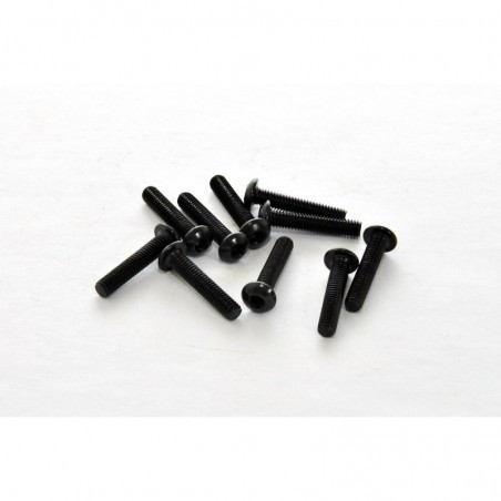Tornillos allen cabeza redonda 3x15 mm (10)
