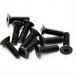 Tornillos allen avellanados 4x16 mm (10)