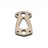 Placa diferencial central CNC aluminio VS