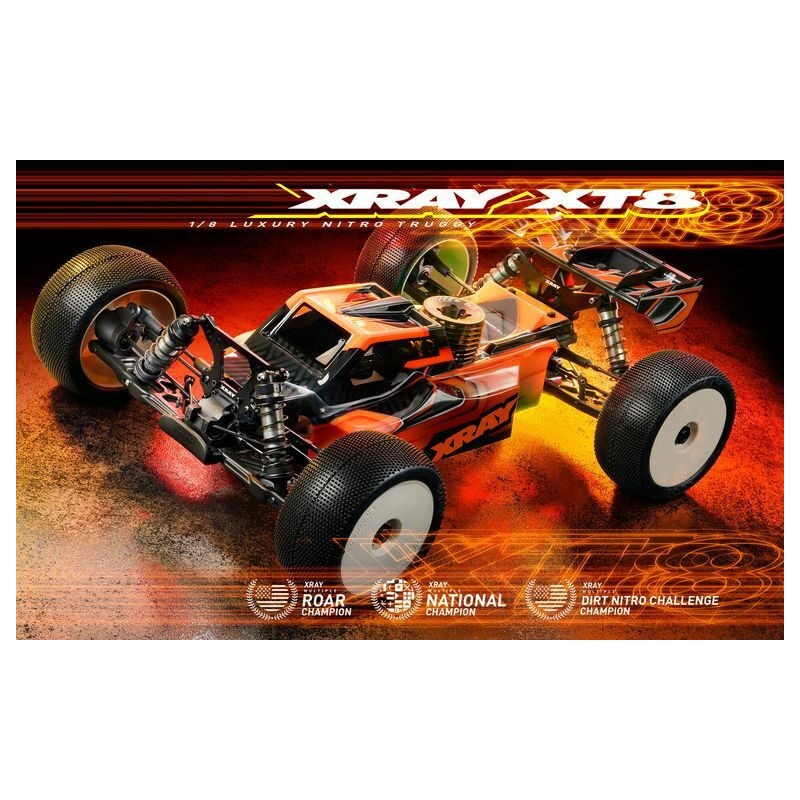 XRAY XT8'24 - 1/8 LUXURY NITRO RACING TRUGGY