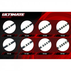 BARRA ESTABILIZADORA ULTIMATE DEL. 2,4mm MUGEN, ASSOCIATED, XRAY (1u.)