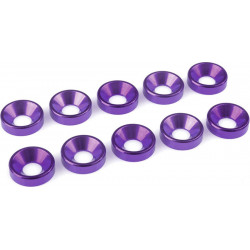 ARANDELA ALUMINIO CONICA M3 Purpura(10u.)