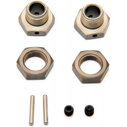 Hexágonos ruedas CNC 7075 (2) Hobao VS / SS / VS2