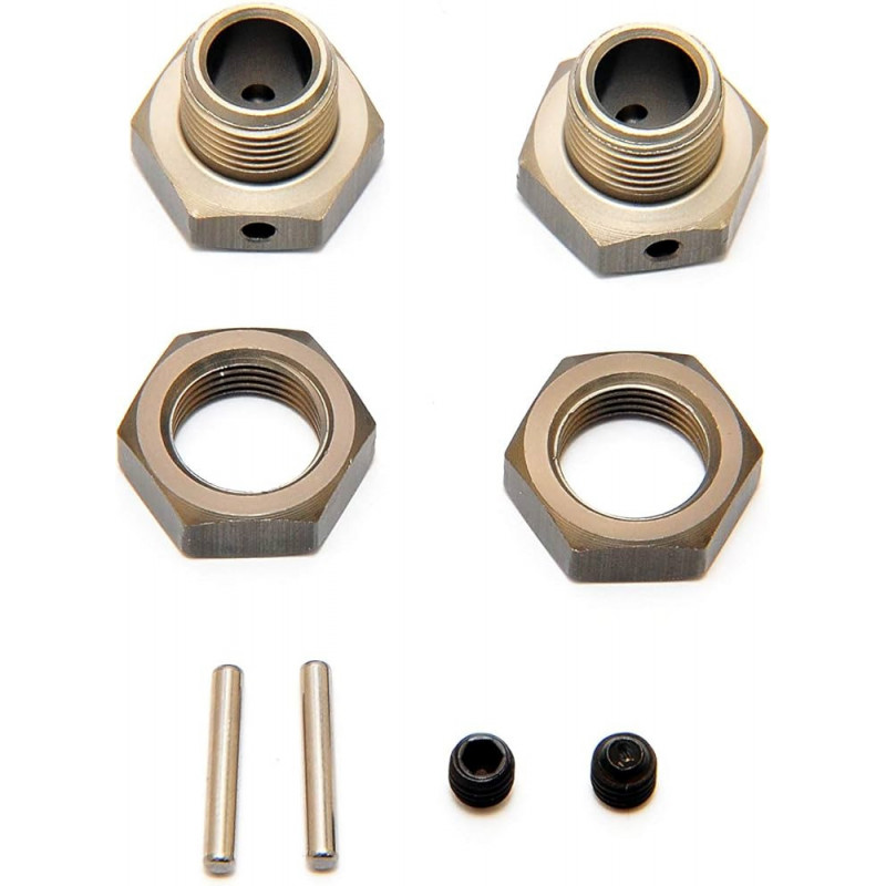 Hexágonos ruedas CNC 7075 (2) Hobao VS / SS / VS2