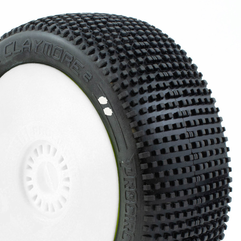 CLAYMORE v2 BUGGY S1 (SUPER SOFT) EN LLANTA BLANCA (2pcs.)