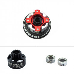 KIT EMBRAGUE ALU. COMPACK 4 PRO B10 + CAMPANA Z13 Y ROD.