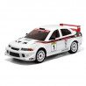 COCHE MITSUBISHI EVO 1/10 DRIFT BRUSHLESS 60A 3300KW HNR9804-W 4X4 WATERPROOF BLANCO RTR