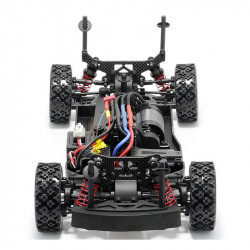 COCHE MITSUBISHI EVO 1/10 DRIFT BRUSHLESS 60A 3300KW HNR9804-W 4X4 WATERPROOF BLANCO RTR