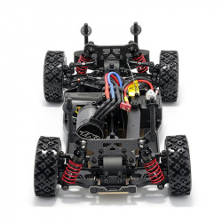 COCHE MITSUBISHI EVO 1/10 DRIFT BRUSHLESS 60A 3300KW HNR9804-R 4X4 WATERPROOF ROJO RTR