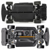 COCHE BMW 1/10 DRIFT BRUSHLESS 60A 3300KW HNR9803-BL 4X4 WATERPROOF NEGRO RTR