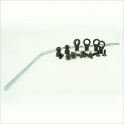 Conjunto barra estabilizadora tras. 2.8mm Hyper ST Truggy