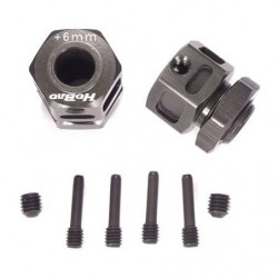 Hexágonos de ruedas + 6mm CNC 7075