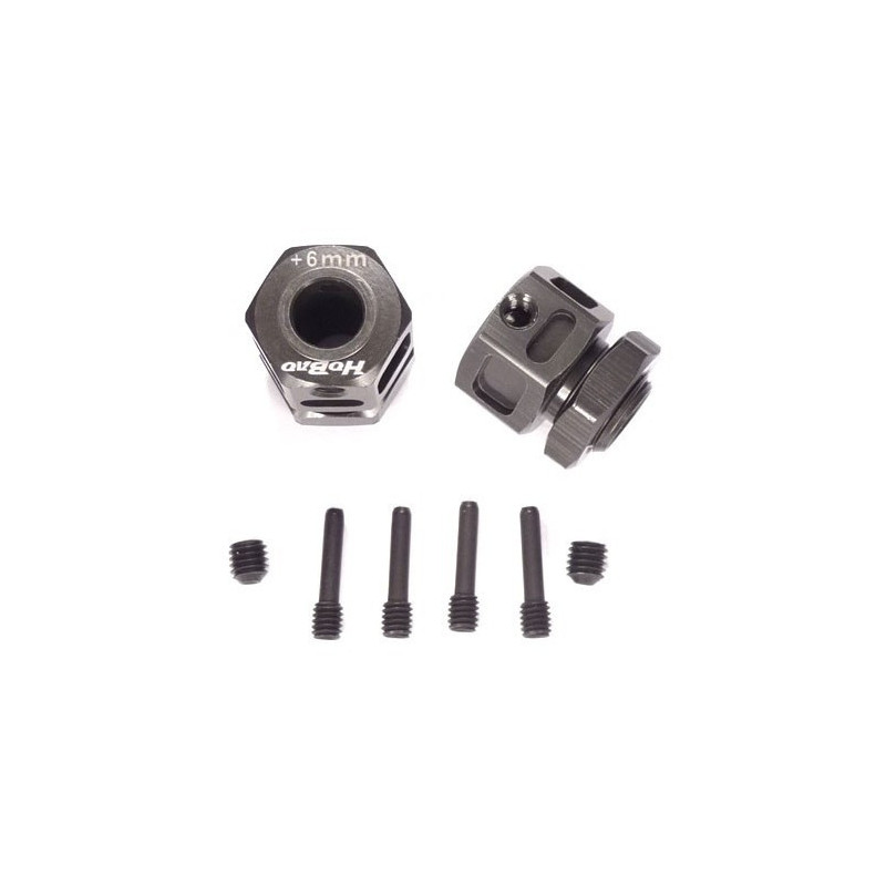 Hexágonos de ruedas + 6mm CNC 7075