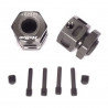 Hexágonos de ruedas + 6mm CNC 7075