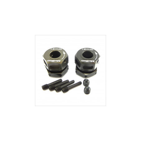 Hexágonos de ruedas + 6mm rosca invertida CNC 7075