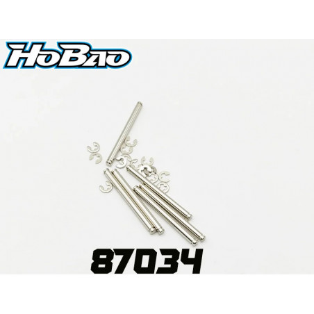 Pasadores trapecio 3mm (4) Hobao Hyper 7