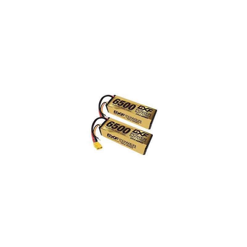 2xDXF 4s HV 15.2V 6500mAh 140C XT90 Plug