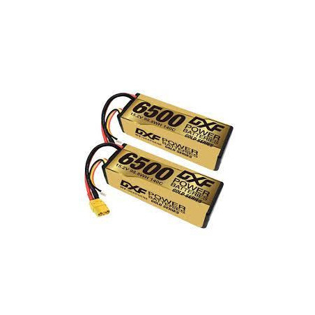 2xDXF 4s HV 15.2V 6500mAh 140C XT90 Plug