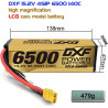 2xDXF 4s HV 15.2V 6500mAh 140C XT90 Plug