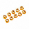 AUTOBLOCANTE ALU. M3 DORADO (10u.)