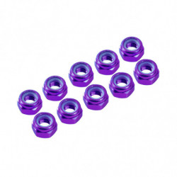 AUTOBLOCANTE ALU. M3 PURPURA (10u.)