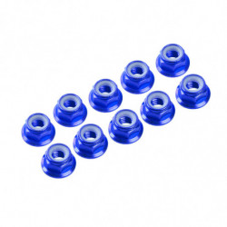 AUTOBLOCANTE ALU. M3 FLANGED AZUL (10u.)