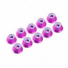 AUTOBLOCANTE ALU. M3 FLANGED ROSA (10u.)