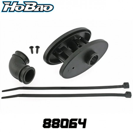 Codo y carcasa filtro de aire -88064
