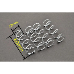 Muelles amort. blancos (4) duros Hyper MT HoBao