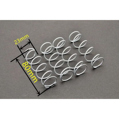 Muelles amort. blancos (4) duros Hyper MT HoBao