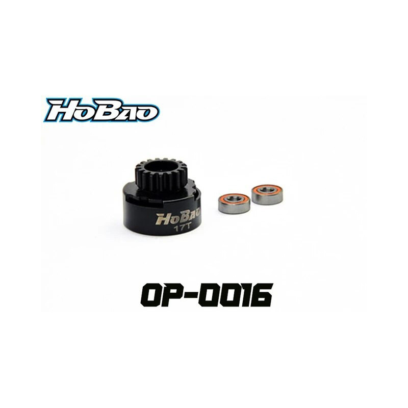 Campana embrague CNC 17T con rodamientos HoBao
