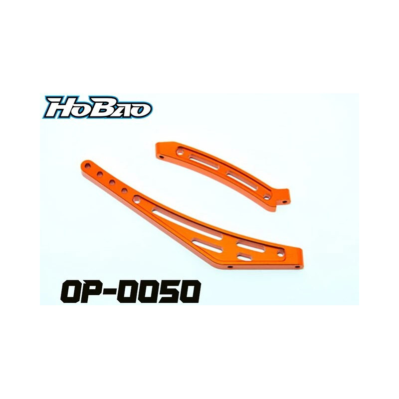 Barras Rigidificadoras CNC 7075 Gris o Naranja Hyper HoBao
