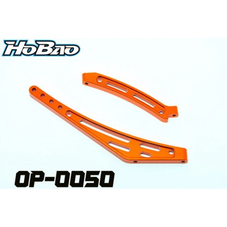 Barras Rigidificadoras CNC 7075 Gris o Naranja Hyper HoBao