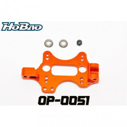 Placa diferencial central CNC 7075 Gris o Naranja Hyper HoBao
