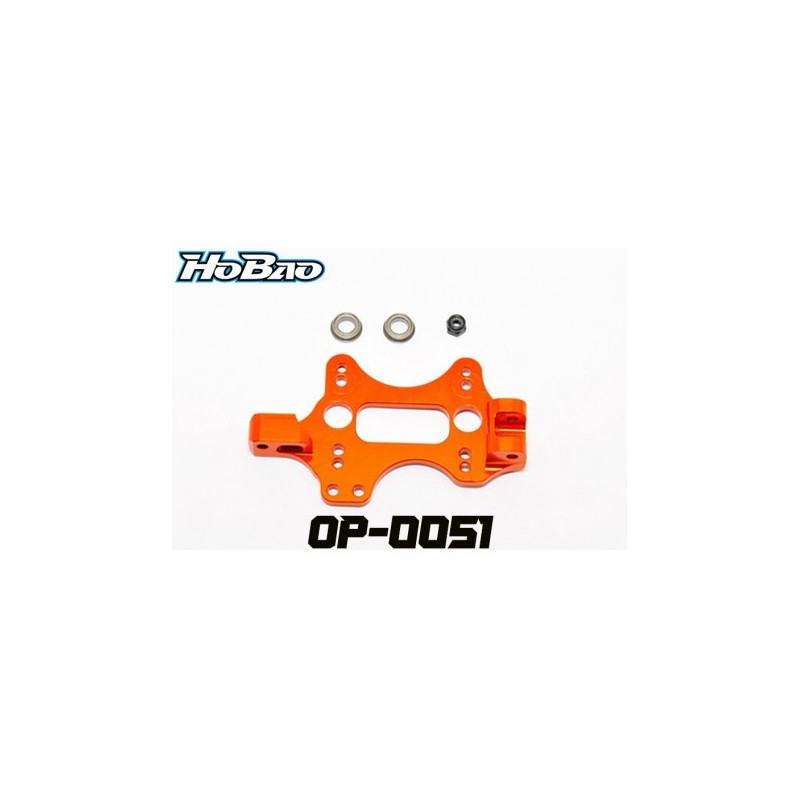Placa diferencial central CNC 7075 Gris o Naranja Hyper HoBao