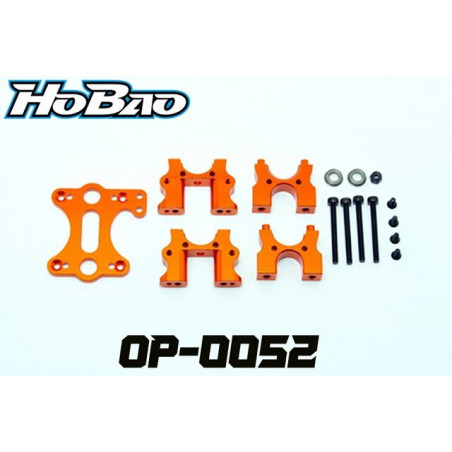 Kit soporte dif. cent. CNC 7075 Gris o Naranja Hyper HoBao