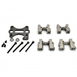 Kit soporte dif. cent. CNC 7075 Gris o Naranja Hyper HoBao