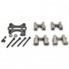 Kit soporte dif. cent. CNC 7075 Gris o Naranja Hyper HoBao