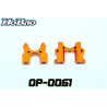 Soporte diferencial central CNC 7075  Hyper HoBao Gris o Naranja