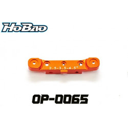 Convergencia Traseros CNC 2.5 - 3.5 - 4.5 deg CNC 7075  Hyper Gris o Naranja