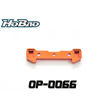 Placa trapecios trasera frontal CNC 7075  Hyper Gris o Naranja