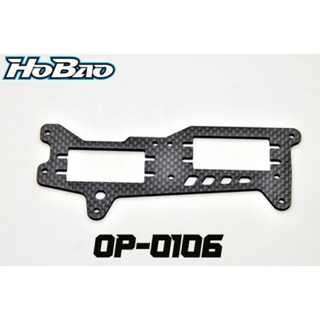 Bandeja radio para NITRO VS Carbono 2.5mm Hyper HoBao