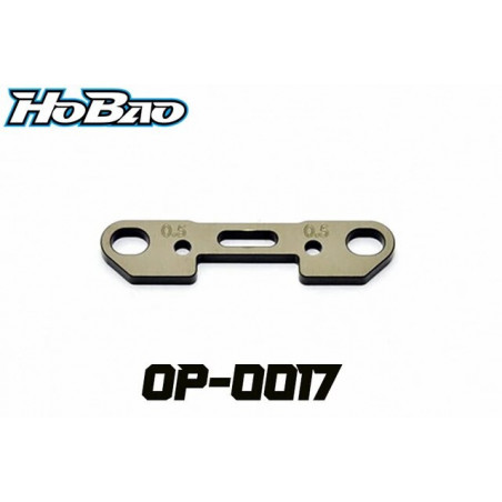 Placa Convergencia tras. C 0,50° CNC 7075  Hyper VS VS2 HoBao