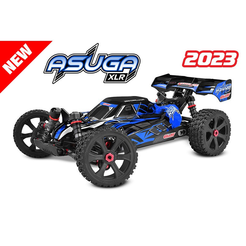 ASUGA XLR 6S - RTR - Azul - Brushless Power 6S - Sin Batería - Sin Cargador