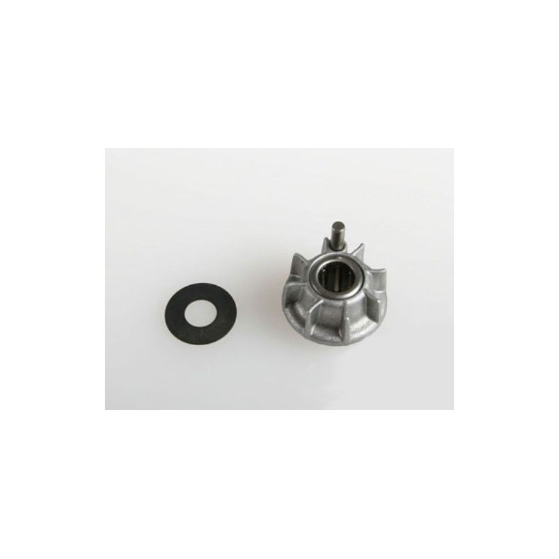 Turbina con rodamiento one way