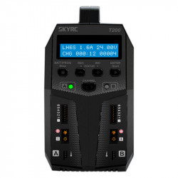 CARGADOR T200 DUO LIPO 1-6S 12A 2X100W 240V AC / 12V DC SKYRC