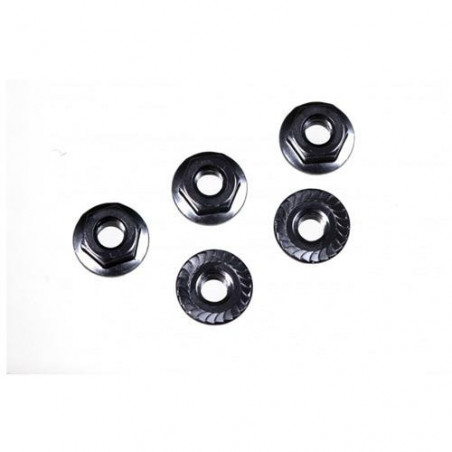 TUERCA M4 FLANGET RUEDA 1/10 (5u.) MUGEN