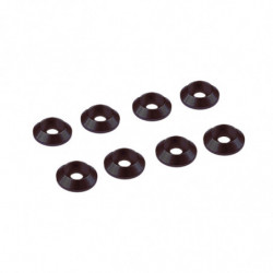 ARANDELA CABEZA CILINDRICA 3MM NEGRA (8u.)